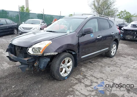 2011 Nissan Rogue Sv z USA, uszkodzony, nr VIN JN8AS5MV7BW266654